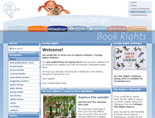 Tablet Screenshot of book-rights.com